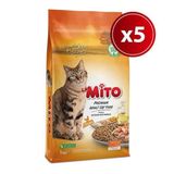 Mito 5x1 kg Tavuklu Yeni Ambalajlı Yetişkin Kedi Maması