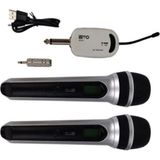 Mito Mıto Uk220 Çift El Tipi Uhf Digital Mikrofon