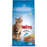 Mito Mix Adult Cat 15 Kg - Arttırılmış Taurin Destekli Renkli Taneli Kedi Maması