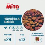 Mito Mix Adult Cat Renkli Taneli Yetişkin Kedi Maması 1 Kg X 5 Kg