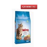 Mito Mix Adult Tavuklu ve Balıklı Yetişkin Kedi Maması 1 Kg AÇIK