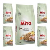 Mito Tavuklu 5x1 kg Yetişkin Kedi Maması
