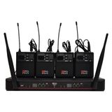 Mito TM-04Y 4'lü Yaka 4x100 Kanal Full Dijital Telsiz Mikrofon