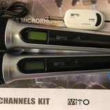 Mito UK-220 Dijital Çift El Telsiz Wireless Mikrofon