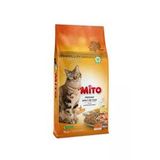 Mito Yetişkin Kedi Kuru Mama Tavuklu 15 Kg+20 Adet 85 Gram Felix Karışık Aroma Kedi Yaş Mama