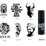 Mitolojik İnançlar Spray Tattoo Geçici Sprey Dövme Seti