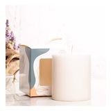 Mitr 10x10 cm Bej Silindir Mum