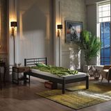 Mitrass Allegro Tek Kişilik Ferforje Metal Karyola - Siyah - 90 x 190 cm