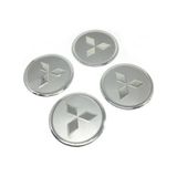 Mitsubishi Alüminyum Jant Göbeği Yapıştırma Gri 60Mm 4 Adet
