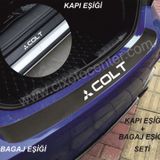 Mıtsubıshı Colt Bağaj ve Kapı Eşiği Karbon Sticker (SET)