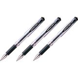 Mitsubishi Kalem Uni-Ball Signo UM-153 Siyah Geniş 1,0 mm Rollerball Jel Kalem UM153.24 [3'lü Paket]