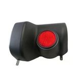 Mitsubishi L200 2006-2015 Pickup Arka Tampon Ucu Sağ Reflektörlü - Siyah Pütürsüz(Plastik) (Euro Body) (Oem No: 6410A742