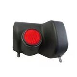 Mitsubishi L200 2006-2015 Pickup Arka Tampon Ucu Sol Reflektörlü - Siyah Pütürsüz(Plastik) (Euro Body) (Oem No: 6410A741
