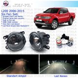 Mitsubishi L200 2010-2018 Beyaz Led Xenon Sis Farı Seti