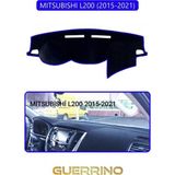 Mıtsubıshı L200 2015-2021Torpido Koruma Halısı Mavi Kenar