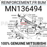 Mitsubishi L200 Ön Tampon Demiri 4 Wd 2005 (Oem No: Mn136494)