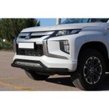 Mitsubishi L200 Uyumlu Off Road Ön Tampon Koruma Demiri Siyah Çiftli Bıyık 2007+ Pst18 Parça