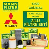 Mitsubishi Lancer 1.5 Mann-filter Filtre Bakım Seti 2009-2012