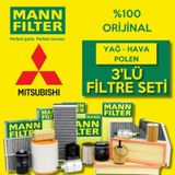 Mitsubishi Lancer 1.6 Mann-filter Filtre Bakım Seti 2010-2015
