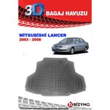 Mitsubishi Lancer 2003-2008 3D Bagaj Havuzu Bizymo - Siyah