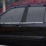 Mitsubishi Lancer 2008 Sonrası 4 Parça Paslanmaz Çelik Cam Çıtası