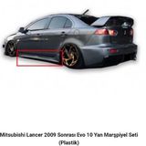 Mitsubishi Lancer 2009 Sonrası Evo 10 Yan Marşpiyel Seti (Plastik)