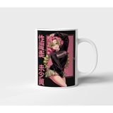 Mitsuri Kanroji Demon Slayer Anime Yılbaşı Tasarım Kupa - Hediyelik Kupa - Baskılı Kupa - 1 Adet - 300 ml