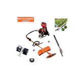 Mitsuyama Japon Sırt Tırpan + Çit Kesme + Paletli Çapa Makinesi 4.2kw 5.7hp