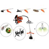 Mitsuyama Japon Sırt Tırpan + Toprak Çapalama + Dal Budama + Tırnaklı Zeytin Silkeleme Aparatı Set 63CC 5,7 Hp