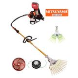 Mitsuyama Japon Sırt Tırpan + Zeytin, Fındık, Ceviz Hasat Makinesi 4.2kw 5.7hp