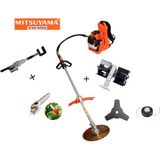 Mitsuyama Japon Sırt Tırpan + Zeytin Silkeleme + Dal Testere + Paletli Çapa Makinesi 4.2kw 5.7hp