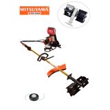 Mitsuyama Japon Toprak Çapalama Makinesi + Sırt Tırpan (2 Adet Çapa)