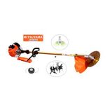 Mitsuyama Japon Yan Tırpan + Akrep Çapa + Zeytin Hasat Fındık Silkeleme Makinesi 4.2kw 5.7hp