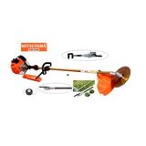 Mitsuyama Japon Yan Tırpan + Zeytin Silkeleme + Çit Kesme Makinesi 4.2kw 5.7hp