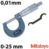 Mitutoyo 103-137 25 mm Mekanik Dış Çap Mikrometresi