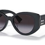 Miu Miu 03WS 06U5D1 53 Siyah Kadın Güneş Gözlüğü