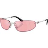 MIU MIU A50S 1BC70J 68 Kadın Güneş Gözlüğü - Gri Pembe