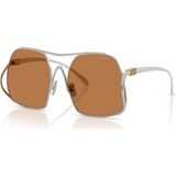 Mıu Mıu A55S 1BC90Q 57-18 Unisex/ Güneş Gözlüğü - Gümüş