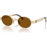 Miu Miu B51S 22M20V 47-21-135 Kadın Güneş Gözlüğü - Altın