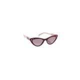 Miu Miu Bayan 0MU 05TS Güneş Gözlüğü, Burgundy Pink/Grey Pink Shaded, 55