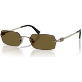 MIU MIU Kadın Güneş Gözlüğü B50S 26C09Z 52 Metal Gri UV 400 Filtreli Retro Stil