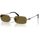 MIU MIU Kadın Güneş Gözlüğü B50S 26C09Z 52 Metal Gri UV 400 Filtreli Retro Stil