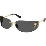 Miu Miu Mu A51S 5AK5S0 75 Kadın Güneş Gözlüğü - Altın