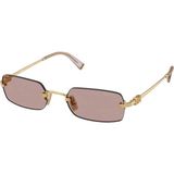 Miu Miu MUB50S 5AK-20I 52 Güneş Gözlüğü - Altın