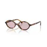 Miu Miu Regard MU 04ZS 14L4I0 50 Honey Havana-Pink Kadın Güneş Gözlüğü