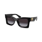 Miu Miu Unisex Güneş Gözlüğü - Parlak Siyah