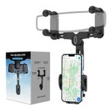 MIUOLV Dikiz Aynası Telefon Tutacağı, Araba için Dikiz Aynası Telefon Tutacağı, 360° Dönebilen ve Geri Çekilebilir Araç Telefonu Tutacağı, Tüm Akıllı Telefonlar için Evrensel Ayarlanabilir Araç Cep