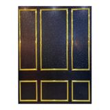 MİVA KONSEPT ALTIN GOLD RENK DEKORATİF POLİİÜRETAN DUVAR ÇITASI EN : 2.5 CM 6' LI HAZIR KESİM ÇERÇEVE SETİ