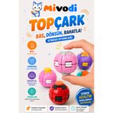 Mivodi Hobinin 3 Boyutlu Hali Topçark — Bas, Dönsün, Rahatla! Stress Oyuncağı (Pembe) - Spinner Ball