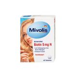 mivolis Zayıf Saç Ve Tırnaklar İçin Biotin 5 mg 60 Tablet